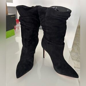 Schutz high heel boots size 8.5 in Black NEVER WORN